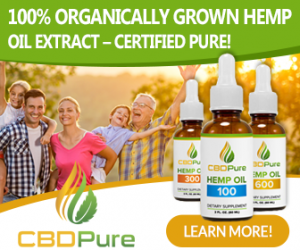 100& Organically Grown Hemp Oil Extract CBDPure